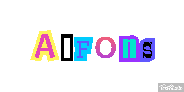 Alfons Efekt tekstowy