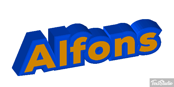 Alfons Efekt tekstowy