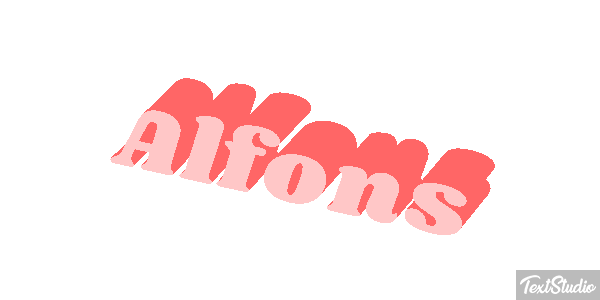 Alfons Efekt tekstowy