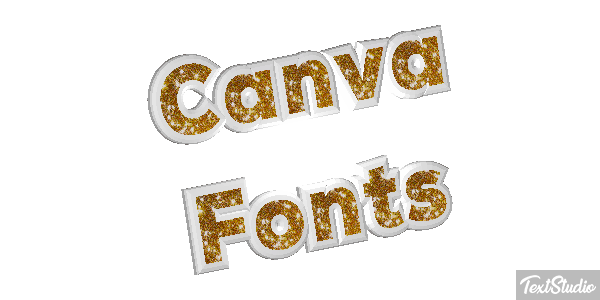 Canva Fonts Effetto testo