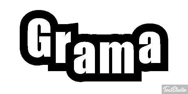 Grama Efeito do texto