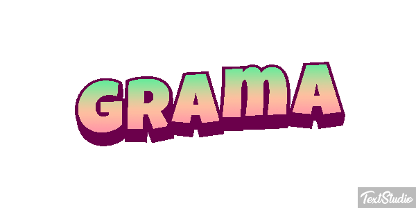 Grama Efeito do texto