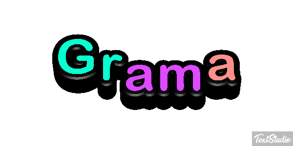 Grama Efeito do texto