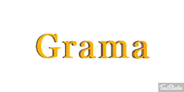 Grama Efeito do texto