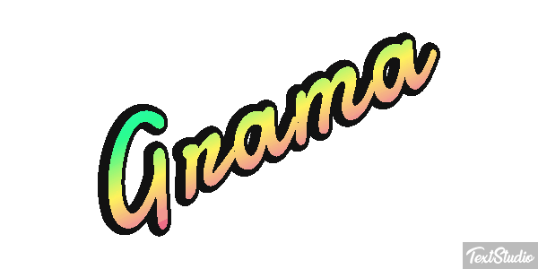 Grama Efeito do texto