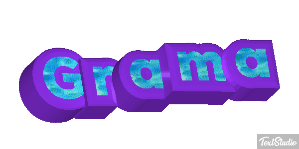 Grama Efeito do texto