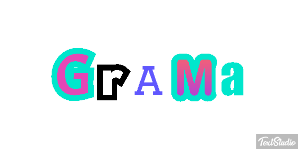 Grama Efeito do texto