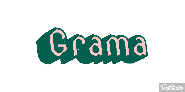 Grama Efeito do texto