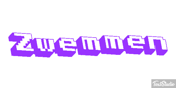 Zwemmen Tekst effect
