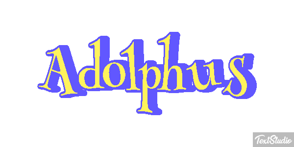 Adolphus テキスト効果