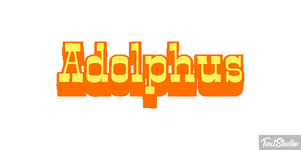 Adolphus テキスト効果