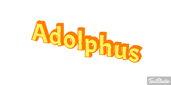 Adolphus テキスト効果