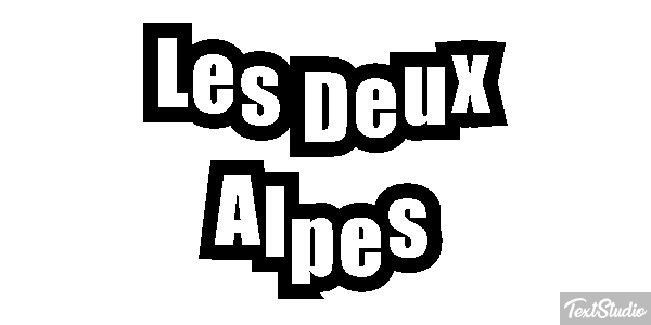 Les Deux Alpes Texteffekt