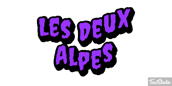 Les Deux Alpes Texteffekt
