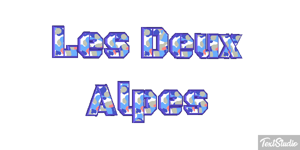 Les Deux Alpes Texteffekt
