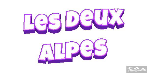 Les Deux Alpes Texteffekt
