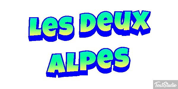 Les Deux Alpes Texteffekt