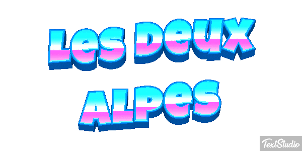Les Deux Alpes Texteffekt