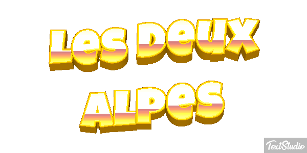 Les Deux Alpes Texteffekt
