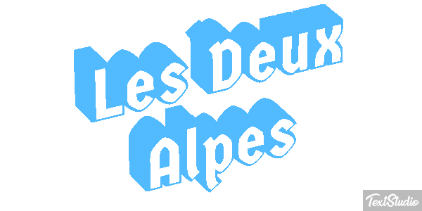 Les Deux Alpes Texteffekt