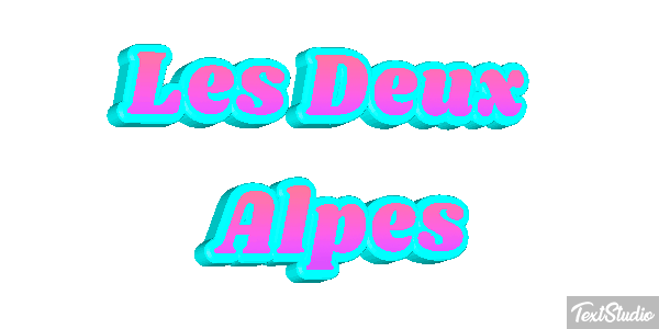Les Deux Alpes Texteffekt