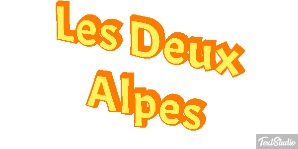 Les Deux Alpes Texteffekt