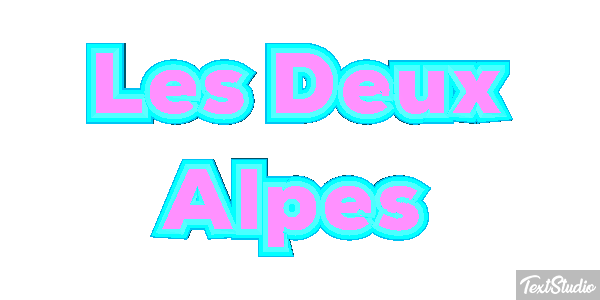 Les Deux Alpes Texteffekt