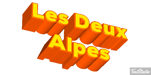 Les Deux Alpes Texteffekt