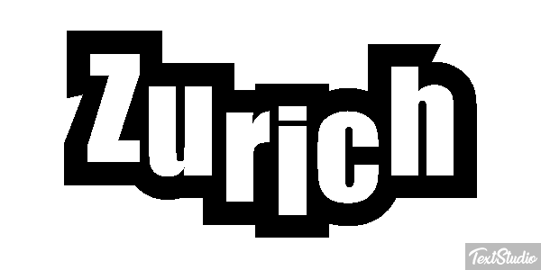 Zurich Efekt tekstowy