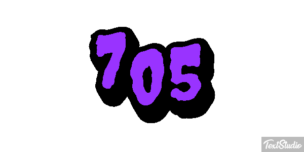 705 Tekst effect
