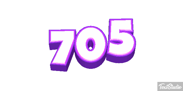 705 Tekst effect