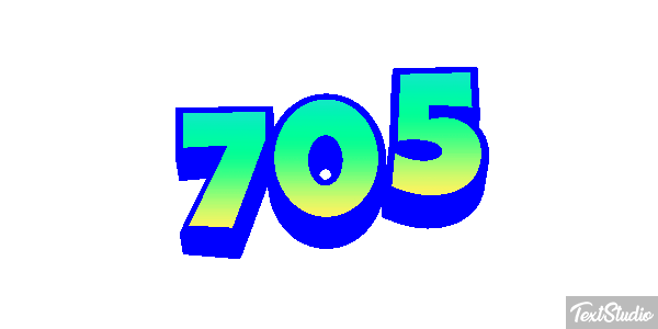 705 Tekst effect
