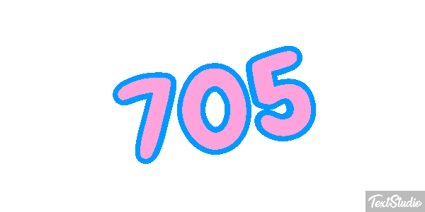 705 Tekst effect