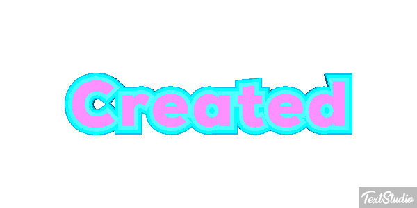 Created Effet de texte