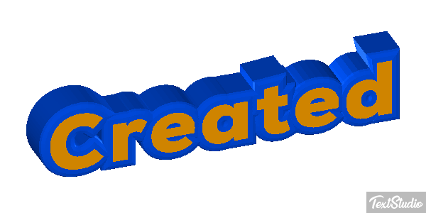 Created Effet de texte