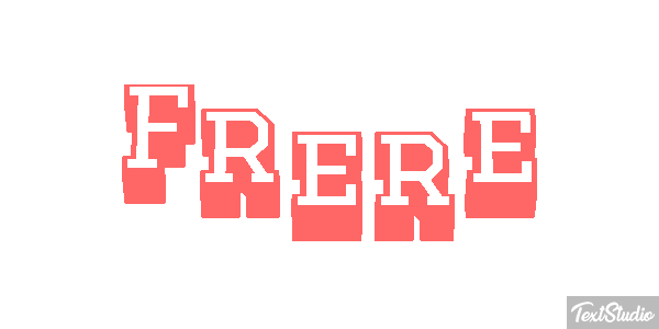Frère Текстовый эффект