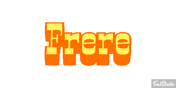 Frère Текстовый эффект