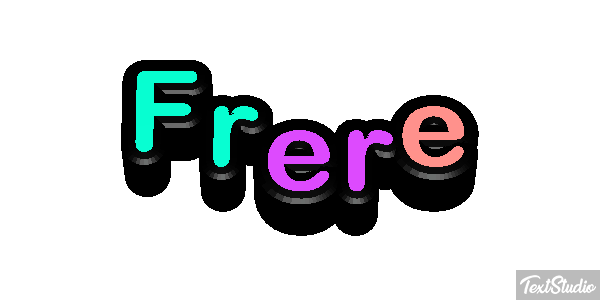 Frère Текстовый эффект