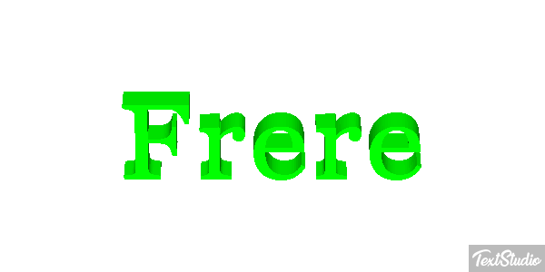 Frère Текстовый эффект