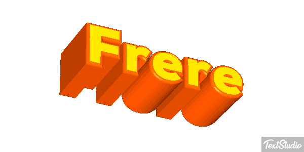 Frère Текстовый эффект