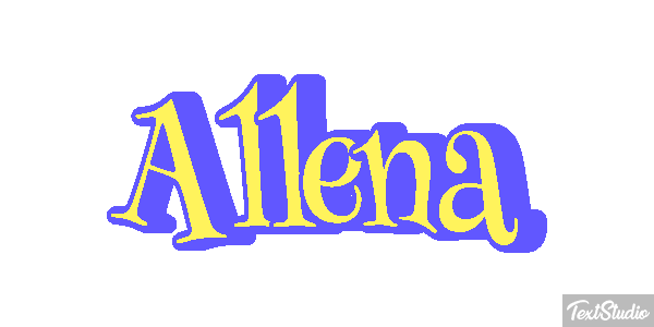 Allena Text effect