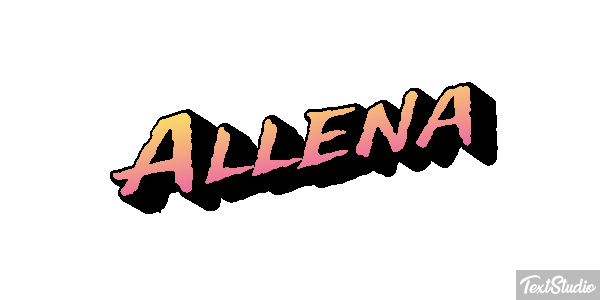 Allena Text effect
