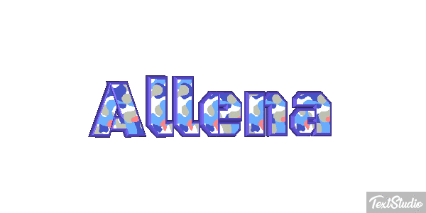 Allena Text effect