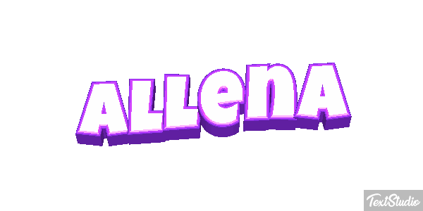 Allena Text effect
