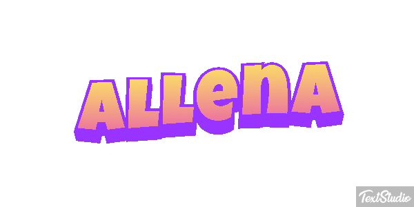 Allena Text effect