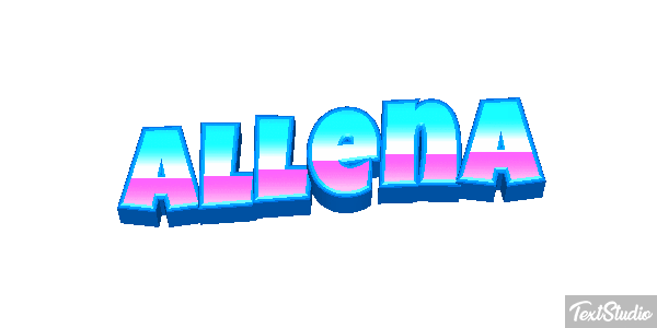 Allena Text effect
