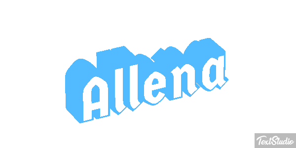 Allena Text effect