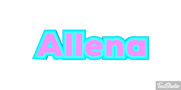 Allena Text effect