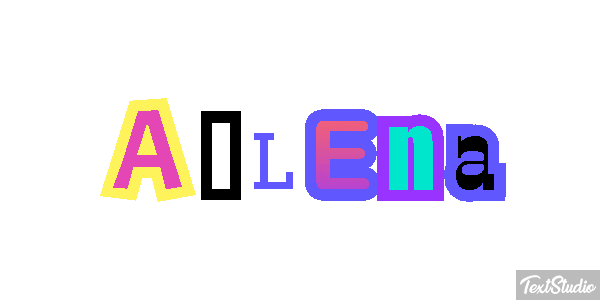 Allena Text effect