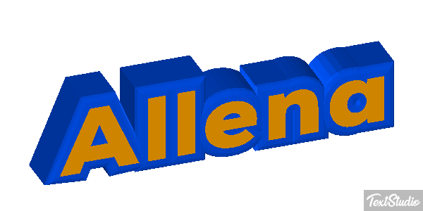 Allena Text effect